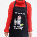 'Gin Is For Life' Christmas Apron