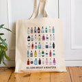 'All Gins Bright & Beautiful' Tote Bag