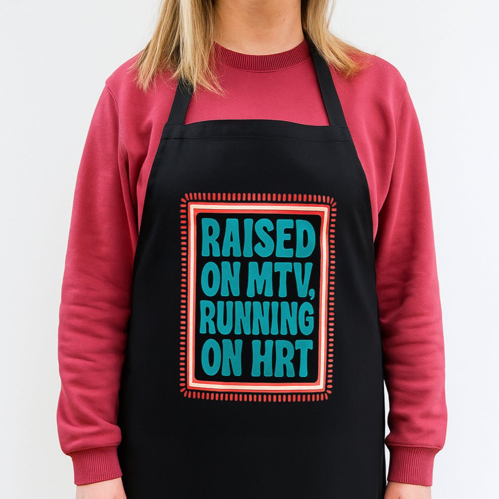 Running on HRT' Funny Ladies Apron