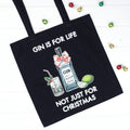 'Gin is for Life' Christmas Tote Bag
