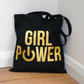'Girl Power' Slogan Tote Bag