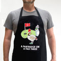 Funny Golf Christmas Apron