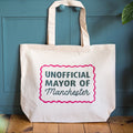 'Unofficial Mayor' Funny Personalised Tote Bag