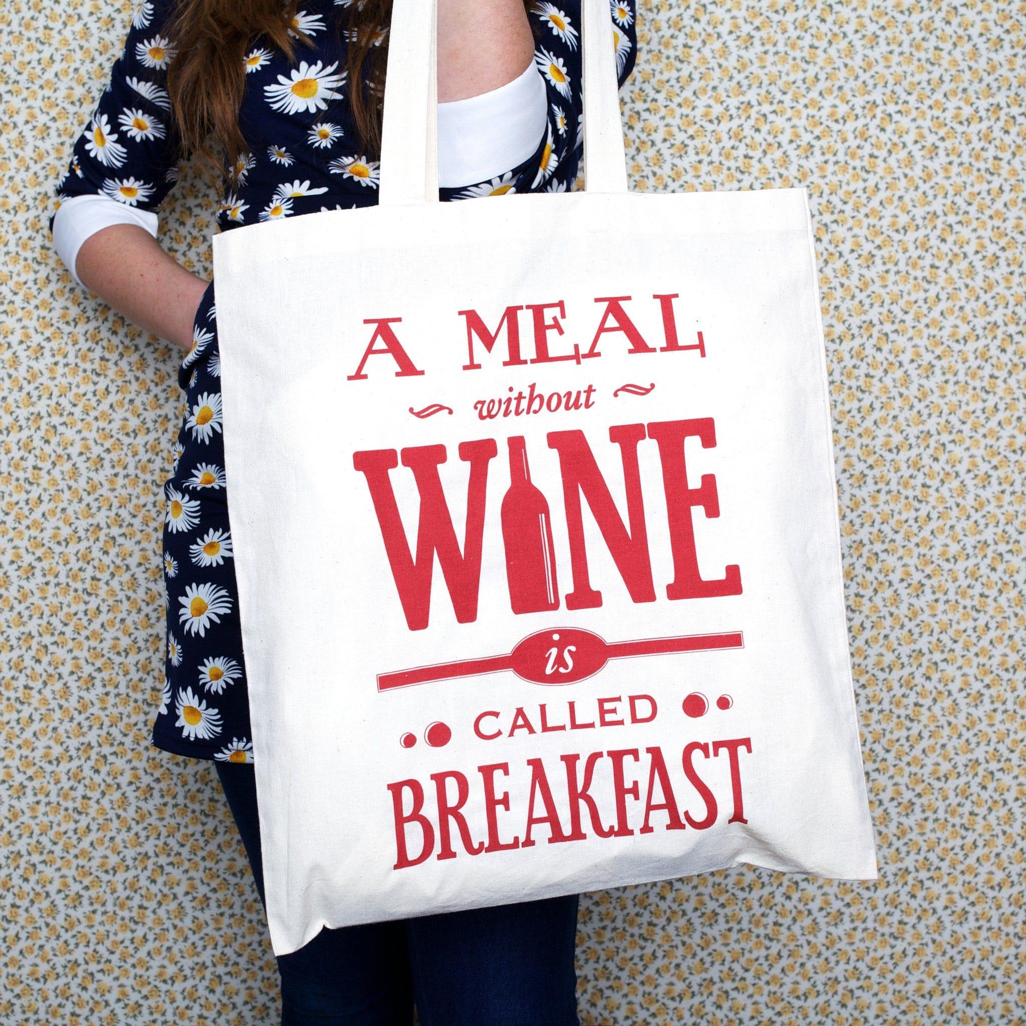 'A Meal Without Wine..' Tote Bag